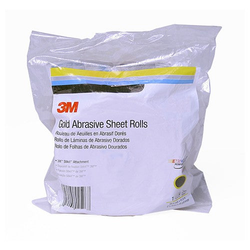 ‎3M Stikit Gold Sheet Roll 02591 P320 2-3/4″ × 45 yd - Exact Industrial Supply