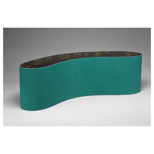 3M Cloth Belt 577F 100 YF-weight 6 in × 48 in Film-lok Single-flex 20 per case - Eagle Tool & Supply