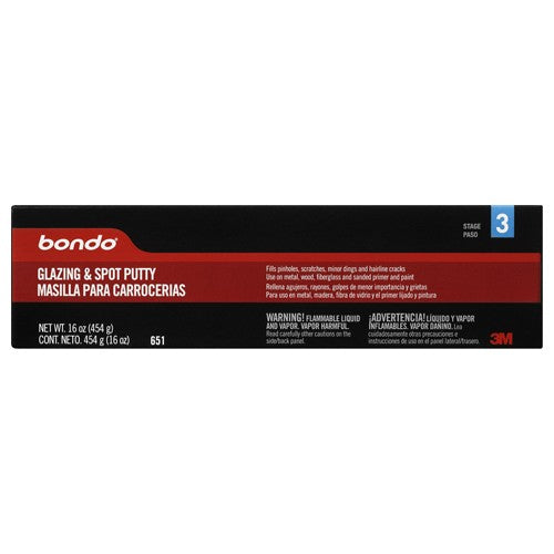 Bondo Glazing and Spot Putty 00651 16 oz - Eagle Tool & Supply