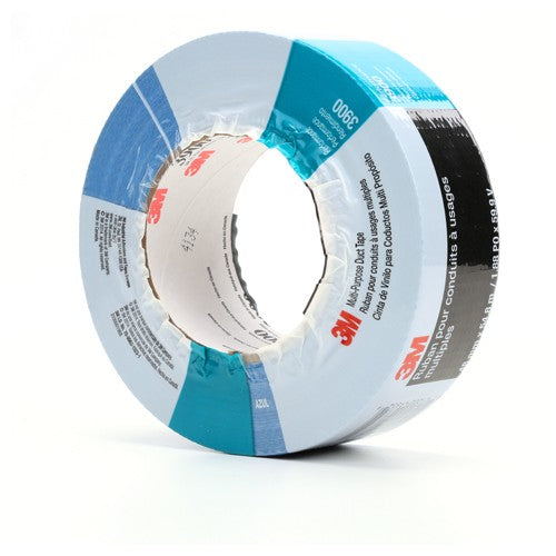 3M Multi-Purpose Duct Tape 3900 Blue 48 mm × 54.8 m 7.7 mil Individually Wrapped - Eagle Tool & Supply