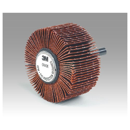 3M Flap Wheel 747D 80 Type 83 3″ × 1″ × 1/4″ - Eagle Tool & Supply