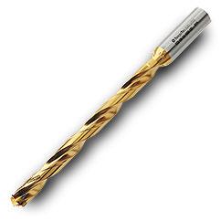 TD1200144S6R01 12xD Gold Twist Drill Body-Cylindrical Shank - Eagle Tool & Supply