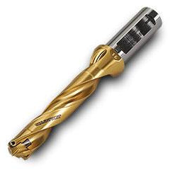 TD2200110C8R01 5xD Gold Twist Drill Body-Universal Flat Shank - Eagle Tool & Supply