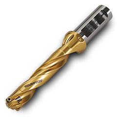 TD160008018R01 5xD Gold Twist Drill Body-Universal Flat Shank - Eagle Tool & Supply