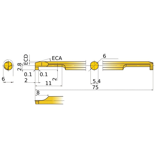 ‎CG0611RS-20B VP15TF BORING BAR
