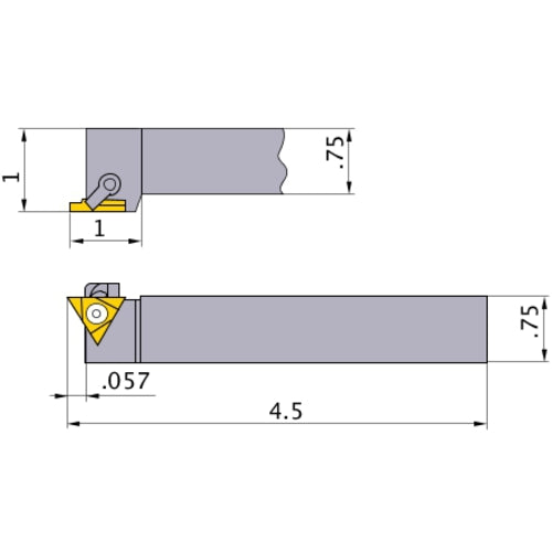 ‎MTVOR-12-3B TURNING HOLDER
