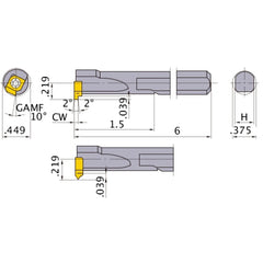 S-SL5NR06 BORING BAR