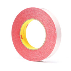 3M Double Coated Tape 9737R Red 24 mm × 55 m 3.5 mil - Eagle Tool & Supply