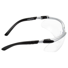 ‎3M BX Protective Eyewear 11380-00000-20 Clear Anti-Fog Lens Silver/Black Frame - Eagle Tool & Supply