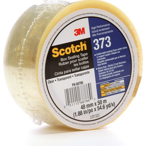 Scotch Box Sealing Tape 373 Clear 48 mm × 50 m - Eagle Tool & Supply