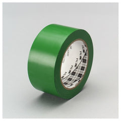 3M General Purpose Vinyl Tape 764 Green 1″ × 36 yd 5 mil Individually Wrapped Conveniently Packaged - Eagle Tool & Supply