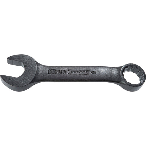 ‎Proto Black Oxide Metric Short Combination Wrench 15 mm - 12 Point - Eagle Tool & Supply