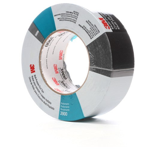 3M Multi-Purpose Duct Tape 3900 Black 48 mm × 54.8 m 7.7 mil Individually Wrapped - Eagle Tool & Supply