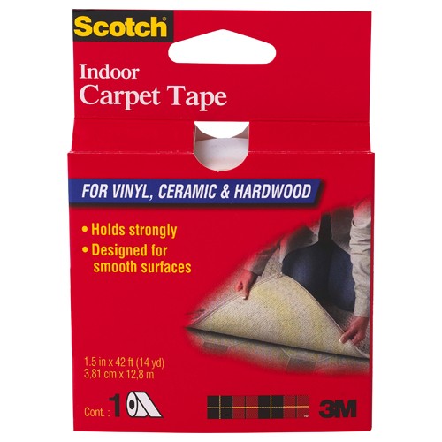 Scotch Indoor Carpet Tape CT2010 1.5″ × 42 ft (38.1 mm × 12.8 m) Carpet Tape - Eagle Tool & Supply