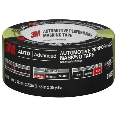 3M Automotive Performance Masking Tape 03435 48 mm × 32 m - Eagle Tool & Supply