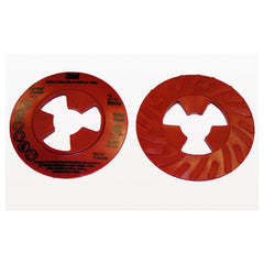 ‎3M Disc Pad Face Plate Ribbed 28443 4-1/2″ Extra Hard Red - Eagle Tool & Supply