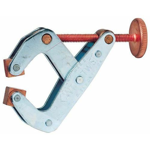 Round Handle Clamp - 1 1/8″ Throat Depth, 1 1/2″ Max. Opening - Eagle Tool & Supply