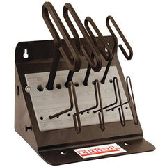 8 Pieces-3/32″-1/4″ T-Handle Style-6″ Arm-Hex Key Set with Plain Grip - Eagle Tool & Supply