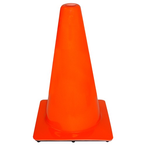 3M 18″ PVC Non Reflective Traffic Safety Cone 90128H1-C Orange - Eagle Tool & Supply
