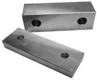 Machined Aluminum Vice Jaws - SBM - Part #  VJ-6A120202M - Eagle Tool & Supply