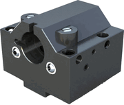 Tool Block - NEX350-8437-INT, 2-1/2 ”ID with Int. Coolant - Eagle Tool & Supply