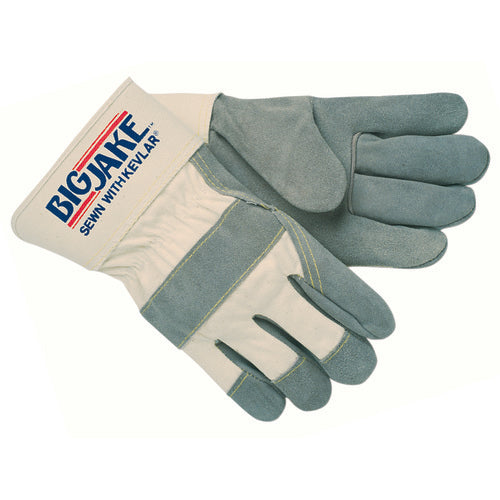 Big Jake Leather Palm Gloves - Sewn w/Kevlar - Size X-Large - Eagle Tool & Supply