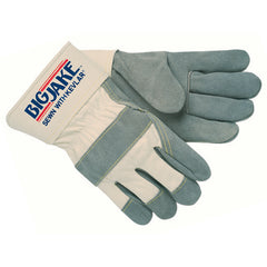 Big Jake Leather Palm Gloves - Sewn w/Kevlar - Size Large - Eagle Tool & Supply