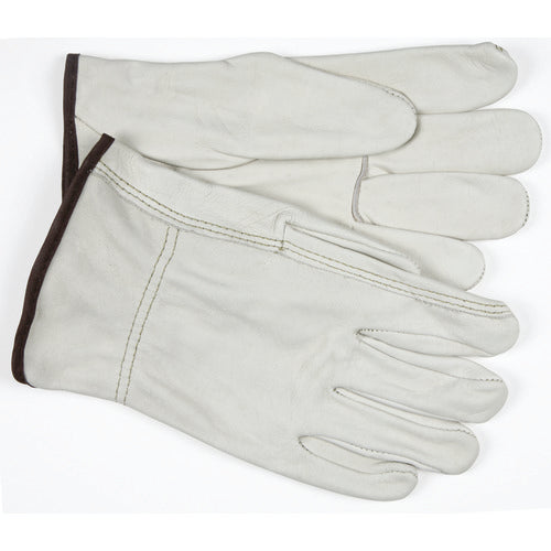 Full Leather/Straight Thumb 3203 Unlined Drivers Gloves - Size X - Large - Eagle Tool & Supply