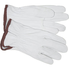 Drivers Glove - Premium Grain Goatskin Leather - Straight Thumb - Size Large - Eagle Tool & Supply