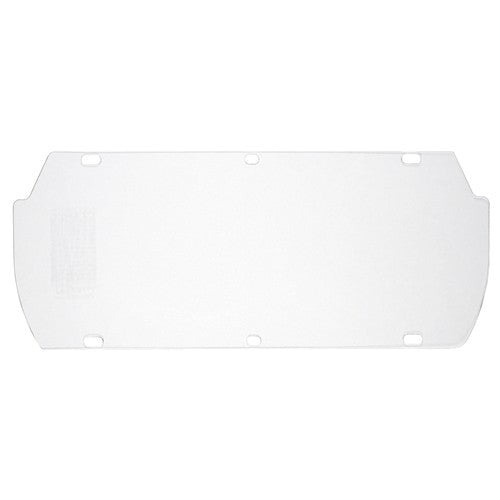 Double Matrix Faceshield - Clear Acetate 7 × 16 3/4″ / 0.040″ Thick - Eagle Tool & Supply