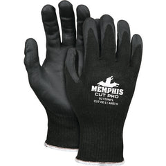 MCR Safety Cut Pro Glove - 10 Gauge HyperMax Shell - Nitrile Foam Coated Palm and Fingertips - Size Large - Eagle Tool & Supply