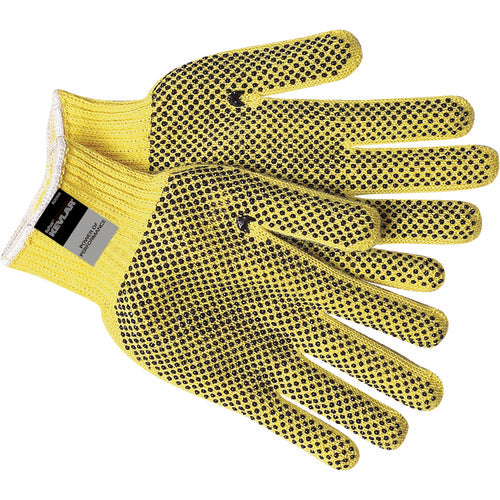 MCR Safety Cut Pro Glove - 7 Gauge Kevlar - Regular Weight - PVC Dots on 2 Sides - Size Small - Eagle Tool & Supply