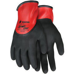 Ninja BNF Gloves with NFT Coating - 18 Gauge Nylon/Spandex - Full Nitrile Dip - Second Coating BNF - Size Large - Eagle Tool & Supply