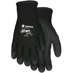 Ninja Ice Gloves - 15 Gauge Black Nylon - Acrylic Terry Inner -HPT Palm and Fingertips - Size X-Large - Eagle Tool & Supply