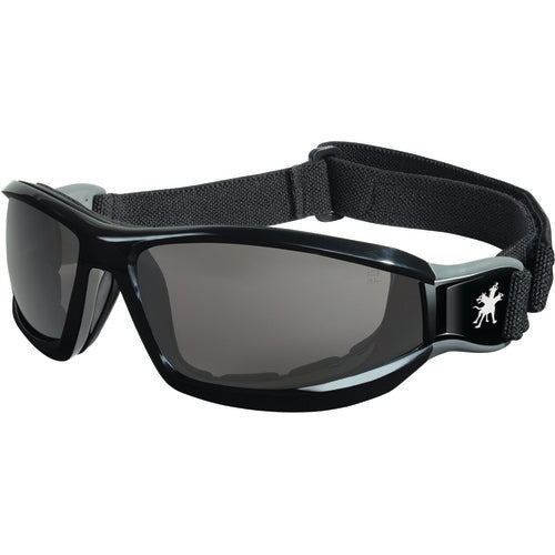 RP1 Black Frame w/Strap Gray Anti-Fog Lens - Safety Glasses - Eagle Tool & Supply