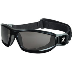 RP1 Black Frame w/Strap Gray Anti-Fog Lens - Safety Glasses - Eagle Tool & Supply