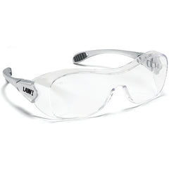 Safety Glasses - Clear Anti-Fog - Steel Color - OTG Style - Eagle Tool & Supply
