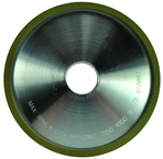 6 x 1/2 x 1-1/4'' - 1/8'' Abrasive Depth - 150 Grit - 1/4 Rim Type 4A2 Diamond Wheel for Foley-Type Grinder - Eagle Tool & Supply