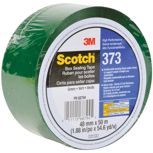 Scotch Box Sealing Tape 373 Green 48 mm × 50 m - Eagle Tool & Supply