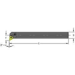 S24U MDUNL4 Steel Boring Bar - Eagle Tool & Supply