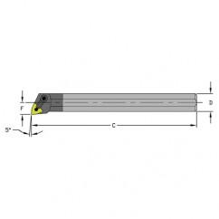 A16S MWLNR4 Steel Boring Bar w/Coolant - Eagle Tool & Supply