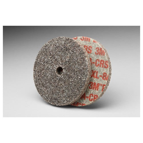 Scotch-Brite EXL Unitized Wheel XL-UW 8A Coarse 3″ × 1/8″ × 1/4″ - Eagle Tool & Supply