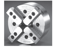 Strong Power Chucks - NIT-200 Series Chucks - 4 Jaw - Part # K-F208A06-NIT-B - Eagle Tool & Supply