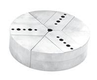 Round Chuck Jaws - Northfield Type Chucks - Chuck Size 3" inches - Part #  RNF-3150S - Eagle Tool & Supply