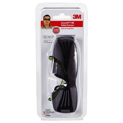 ‎3M SecureFit 400 Eye Protection SF400G-WV-6-PS Gray Anti-Fog - Eagle Tool & Supply