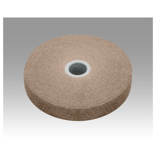 Scotch-Brite EXL Unitized Wheel XL-UW 6A Medium 4″ × 1/4″ × 1/4″ - Eagle Tool & Supply