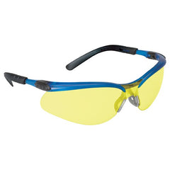‎3M BX Protective Eyewear. 11524-00000-20 Light Amber Anti-Fog Lens Ocean Blue Frame - Eagle Tool & Supply
