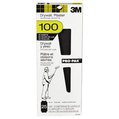 3M Drywall Sanding Sheet 99432NA 4 3/16″ × 11 1/4″ 100 grit - Eagle Tool & Supply