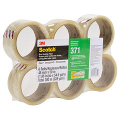 Scotch Box Sealing Tape 371 Clear 48 mm × 50 m - Eagle Tool & Supply