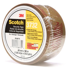 Scotch Printed Message Box Sealing Tape 3732 Tan 48 mm × 50 m - Eagle Tool & Supply